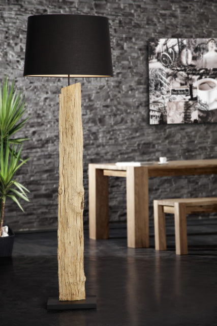 Stehleuchte Natur aus Treibholz / naturbelassenem Massivholz