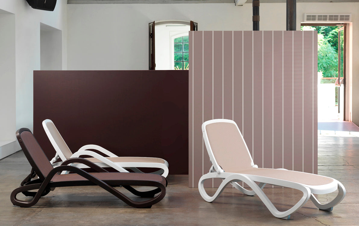 Sonnenliege anthrazit Kunststoff, Liege mit Lehne anthrazit stapelbar