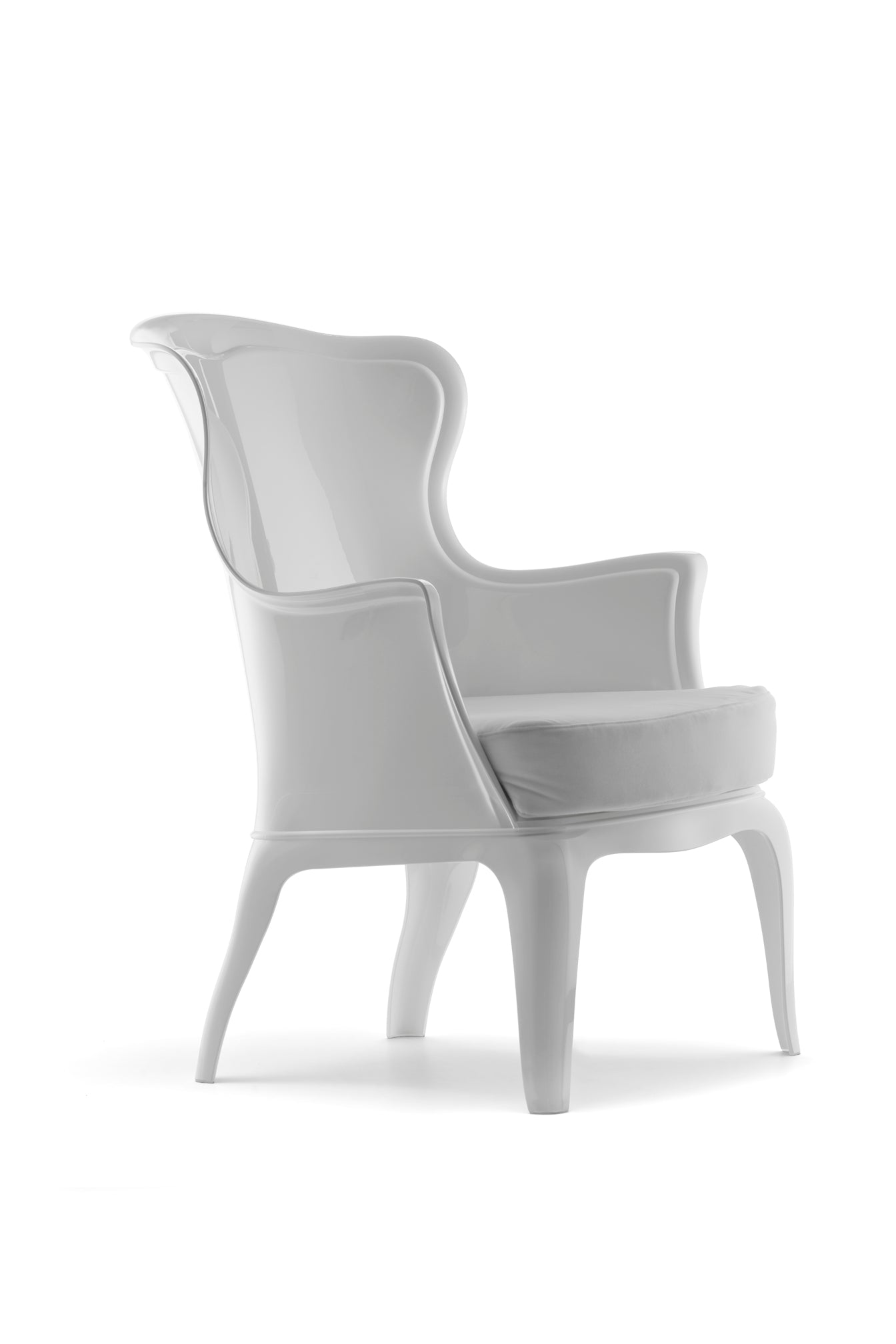 Design Sessel  aus Polykarbonat, Farbe schwarz
