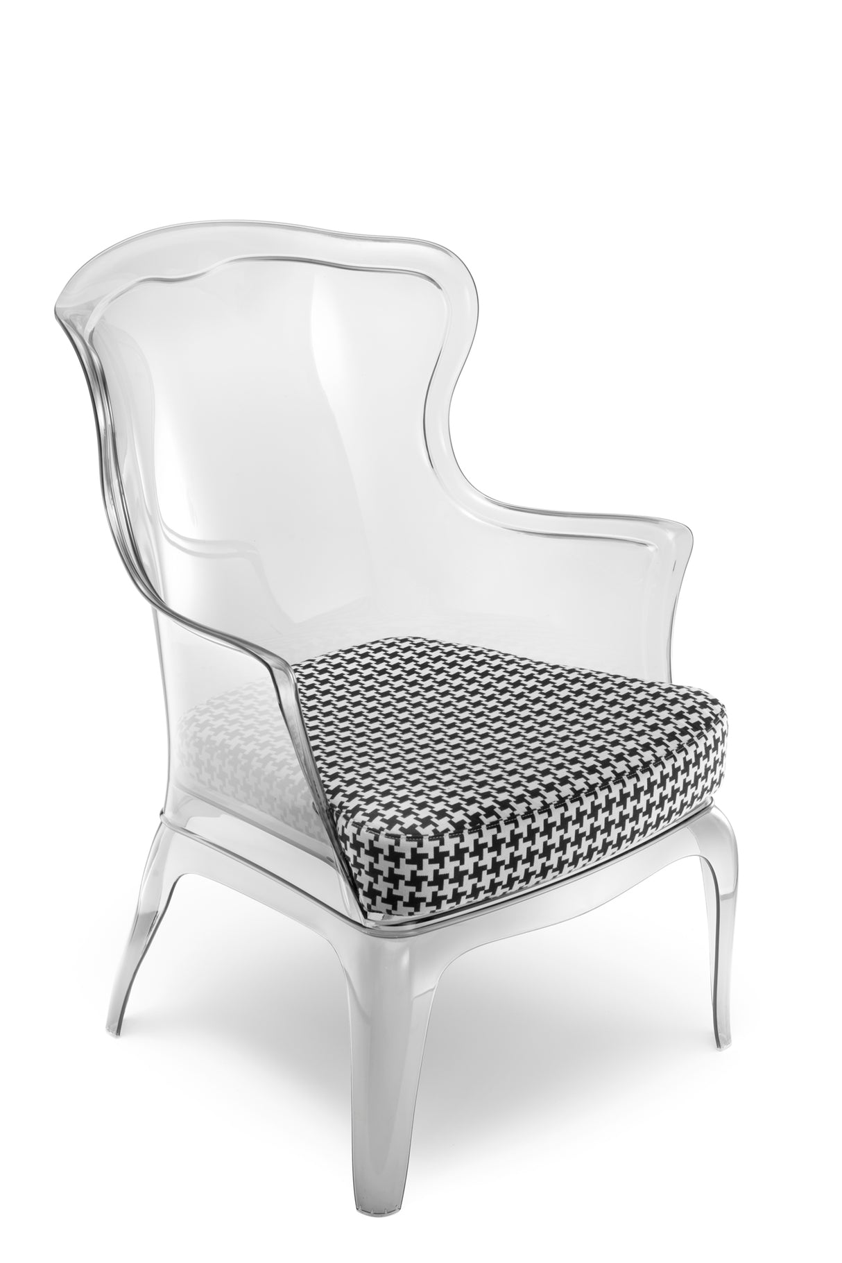 Design Sessel  aus Polykarbonat, Farbe schwarz