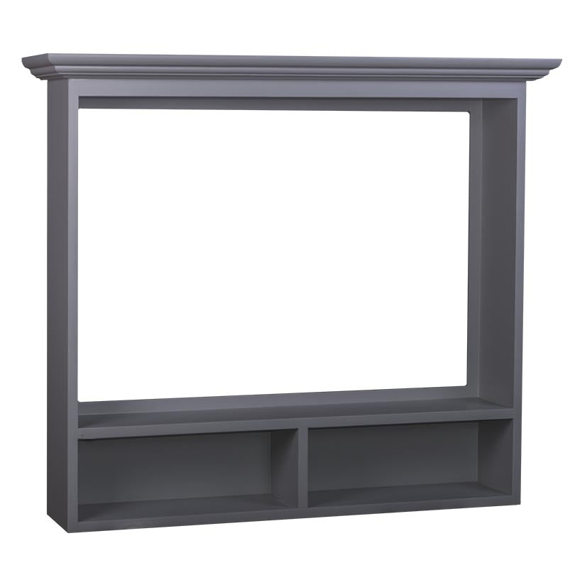 Spiegel weiß Massivholz,  Spiegel im Landhausstil, Maße 93x80 cm