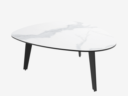 Couchtisch geformt keramik marmor, Beistelltisch geformt marmor, Maße 92x76x33 cm