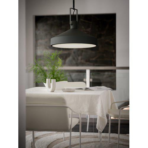 Hängelampe Schwarz, Pendelleuchte Schwarz, Durchmesser 40 cm