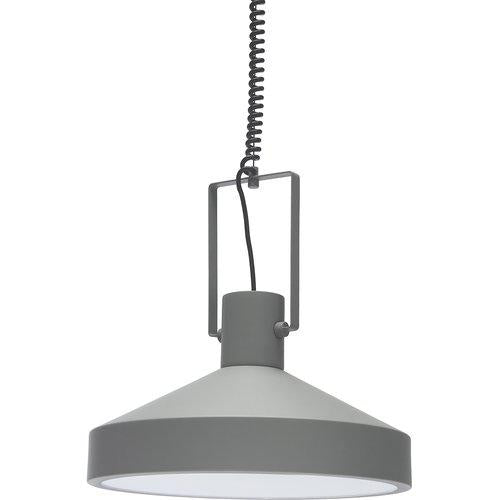 Hängelampe Grau, Pendelleuchte Grau, Durchmesser 55 cm