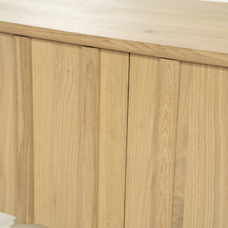 Kleiderschrank Holz furniert, Schrank Naturholz, Wohnzimmerschrank Holz, Breite 102 cm