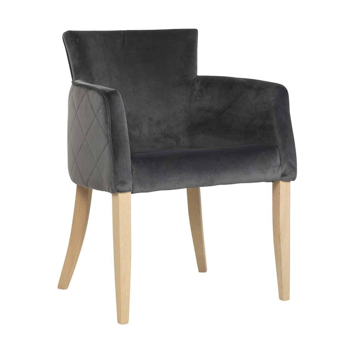 Stuhl anthrazit, Sessel anthrazit