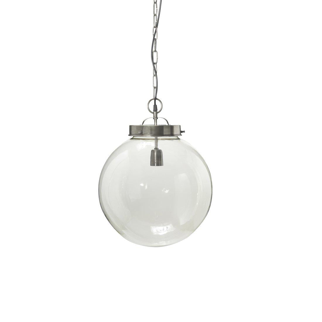 Hängelampe Antikes Silber, Pendelleuchte Silber, Durchmesser 40 cm