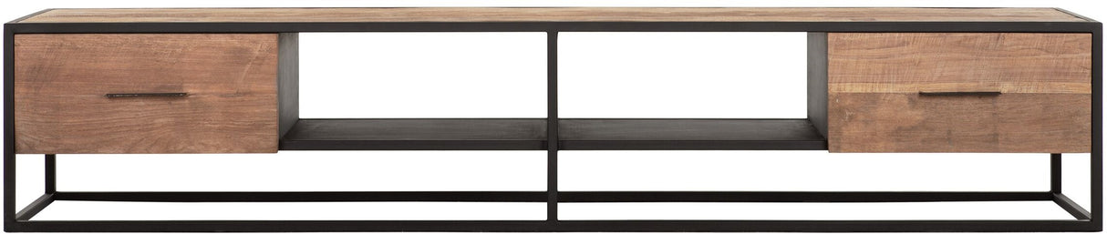 TV Schrank braun, Lowboard  Massivholz, Breite 210 cm