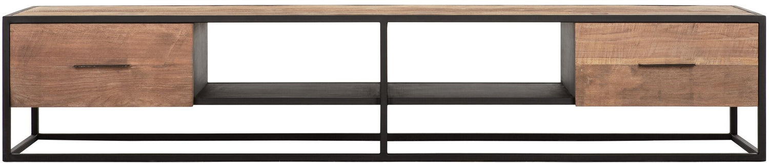 TV Schrank braun, Lowboard  Massivholz, Breite 210 cm
