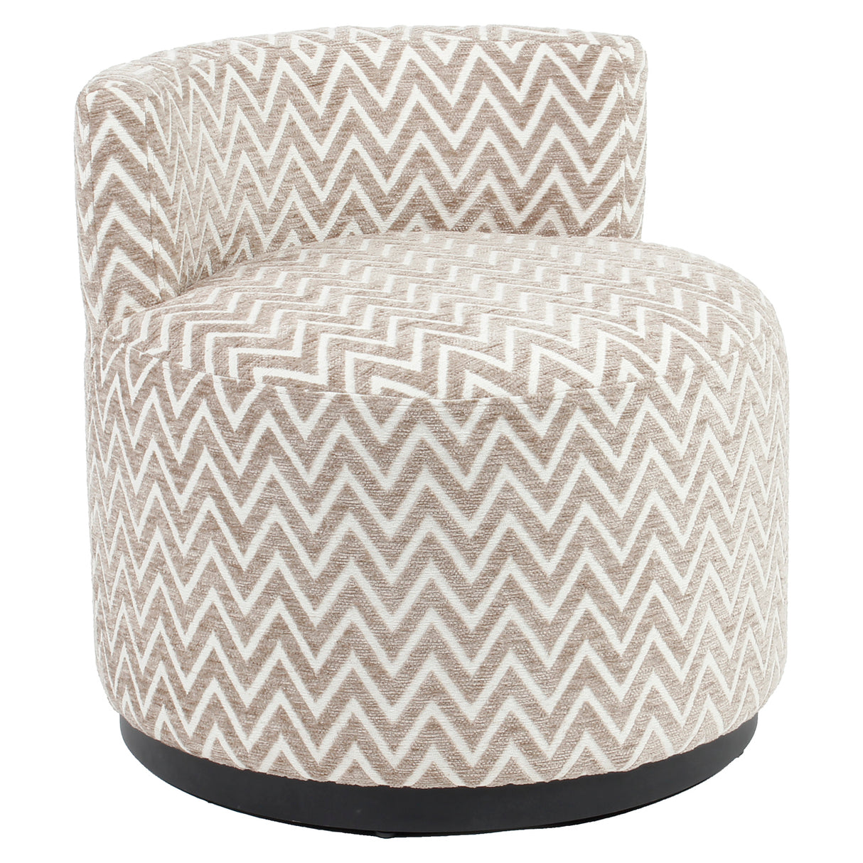 Sessel drehbar taupe, Longe-Sessel beige-taupe, Breite 59 cm
