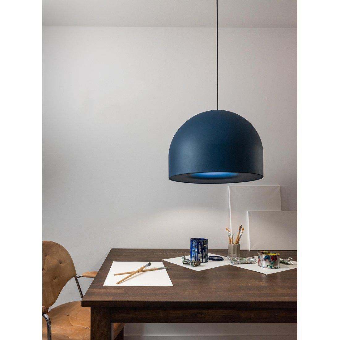 Hängelampe Blau ,Pendelleuchte Blau,  Durchmesser 50 cm