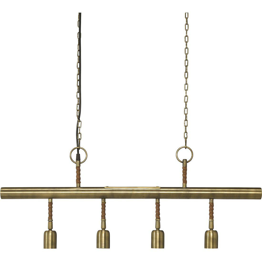 Hängelampe Antik-Messing ,Pendelleuchte Gold