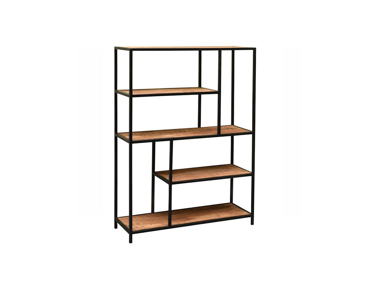 Regal Industriedesign Metall, Metall Regal Industrie, Bücherregal Landhaus Metall, Breite 105 cm