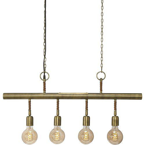 Hängelampe Antik-Messing ,Pendelleuchte Gold