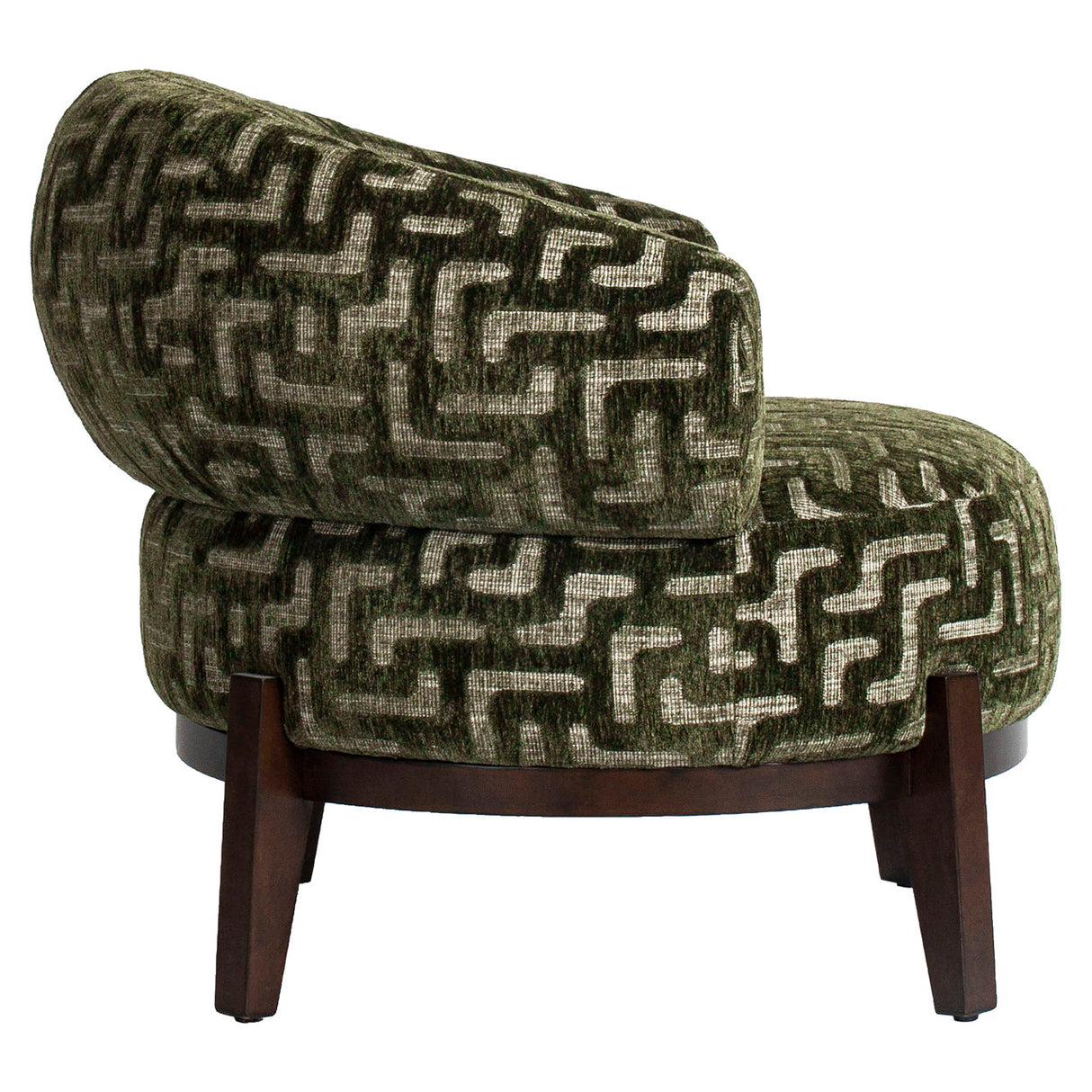 Sessel grün-braun, Longe-Sessel grün, Breite 87 cm