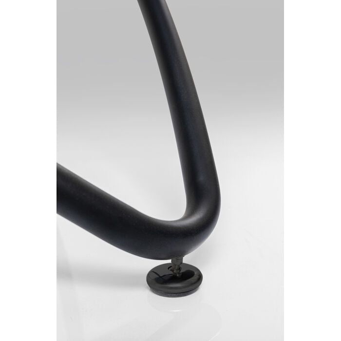 Runder Glastisch schwarz, Esstisch rund schwarz, Glastisch rund, Durchmesser 120 cm