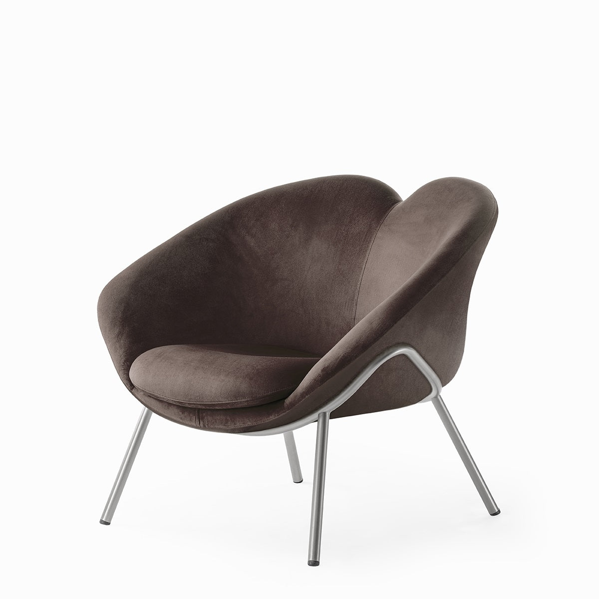 Sessel braun-grau modern