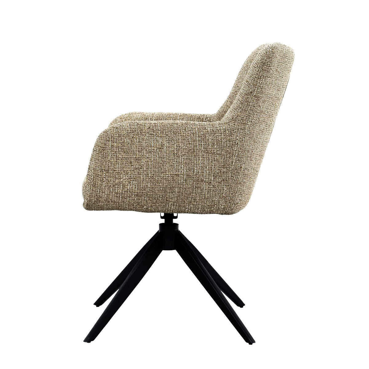 Stuhl drehbar Farbe beige, Esszimmerstuhl beige, Breite 62 cm