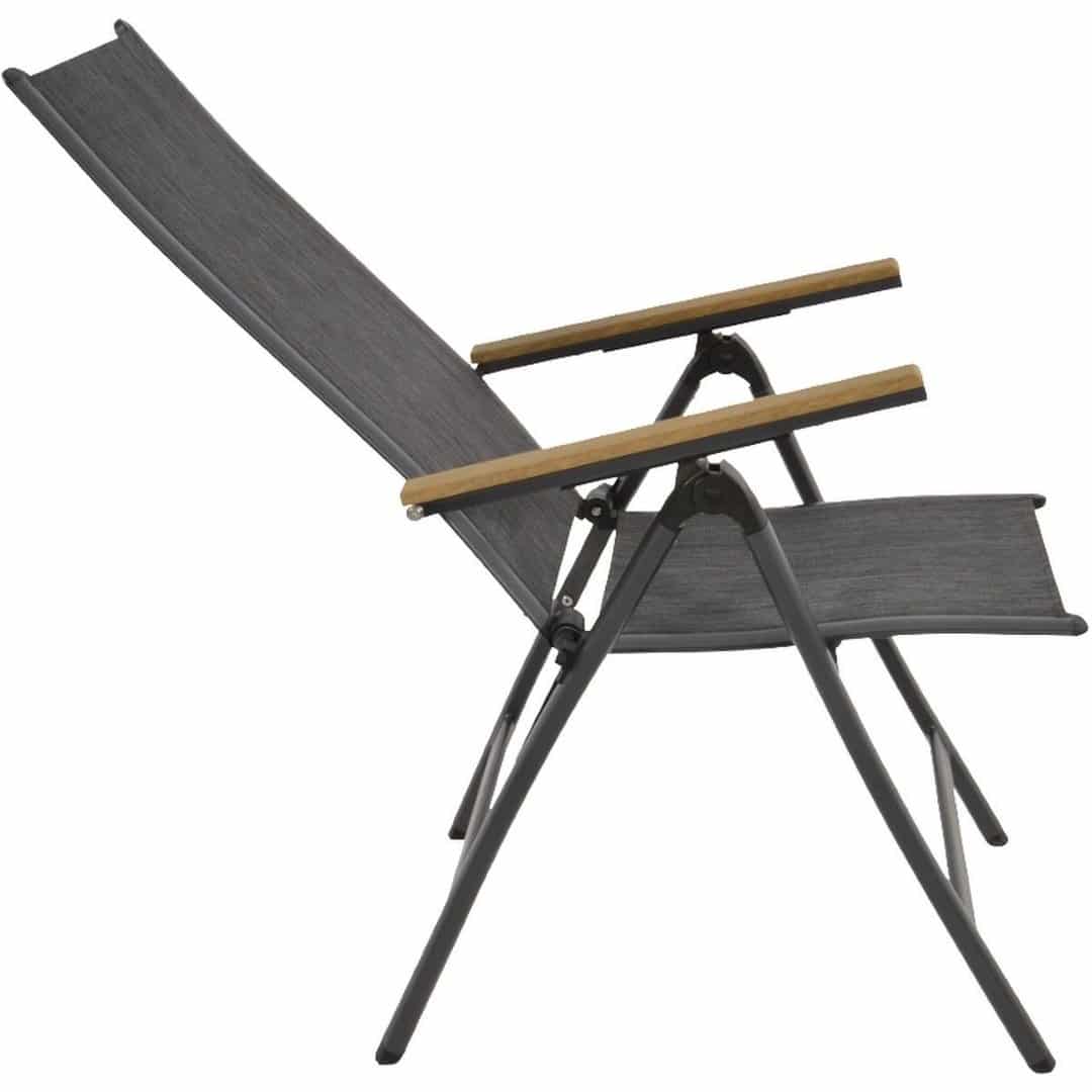 Hochlehner anthrazit, Gartenstuhl anthrazit