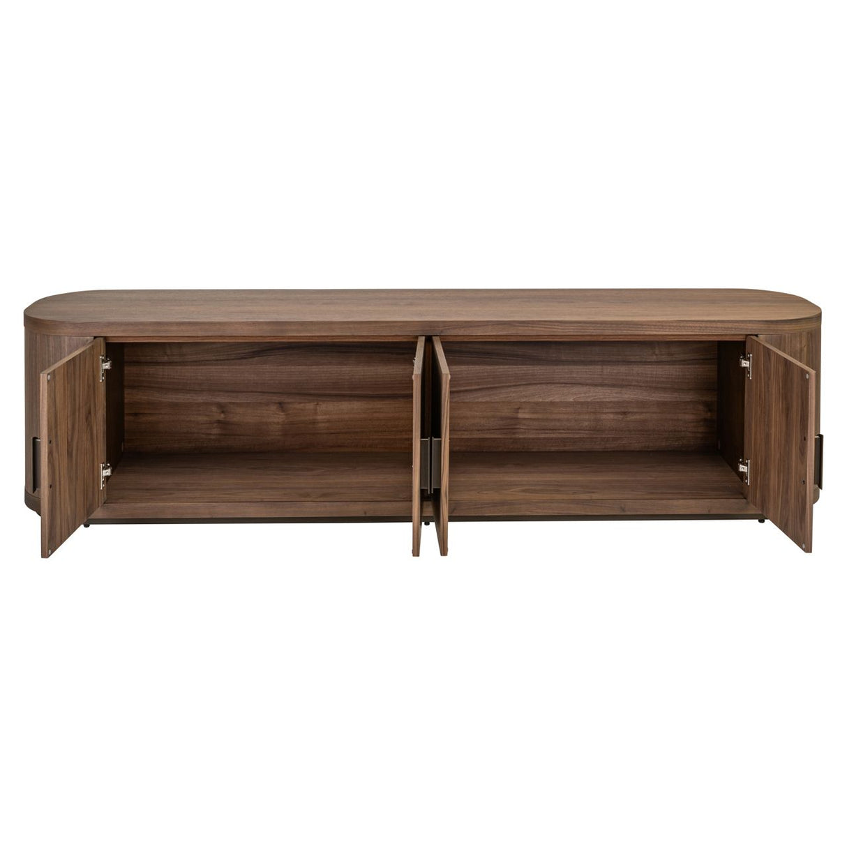 TV Schrank Walnuss braun, Fernsehschrank braun, Breite 200 cm
