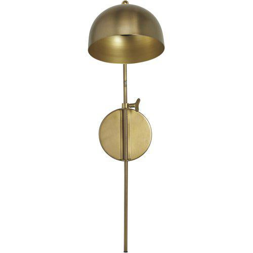 Wandlampe Gold, Metall, 63cm Wandleuchte