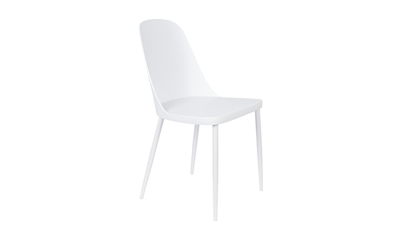 Stuhl weiß, Stuhlbeine weiß
