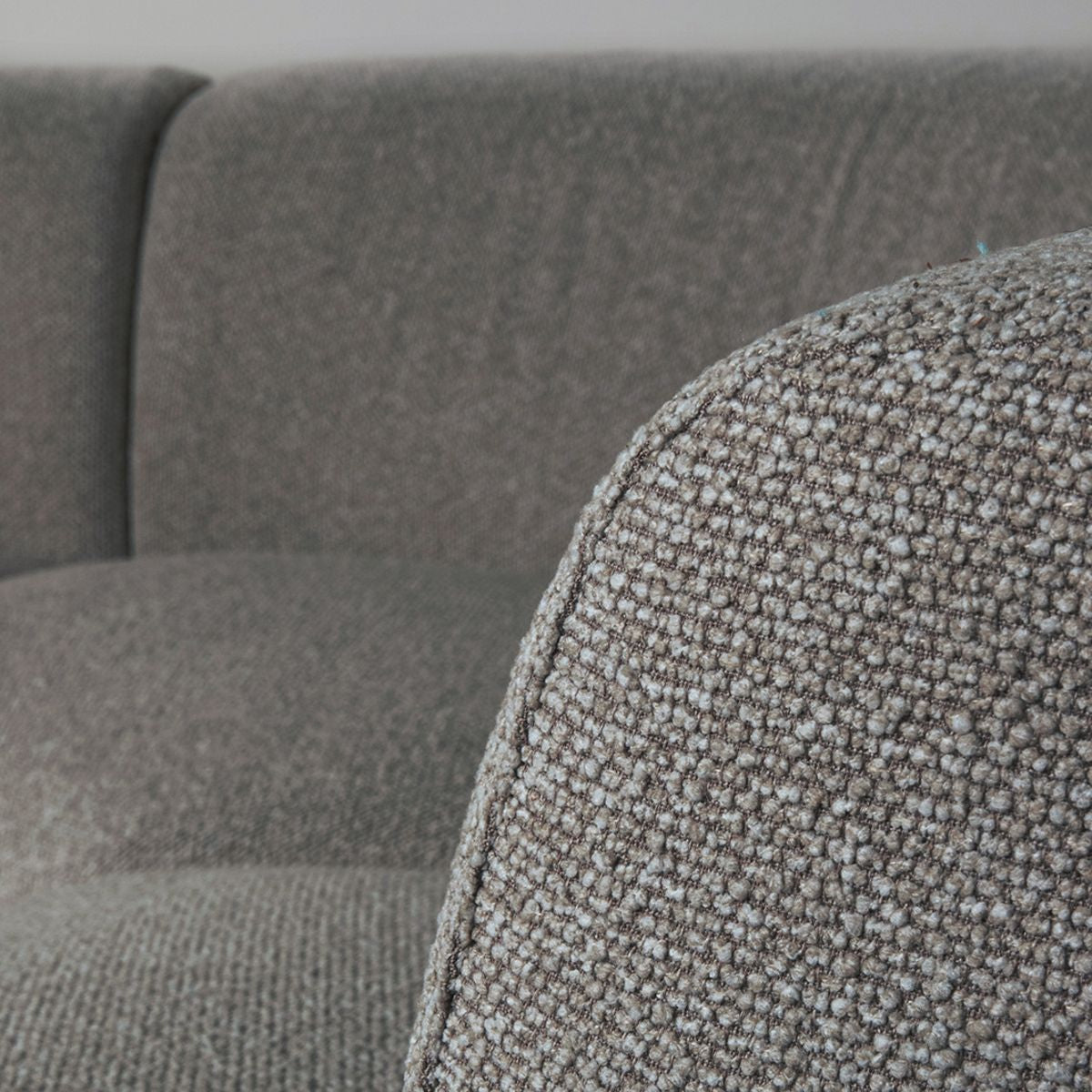 Sofa halbrund grau, Sofa modern, Lounge-Sofa halbrund, Breite 350 cm