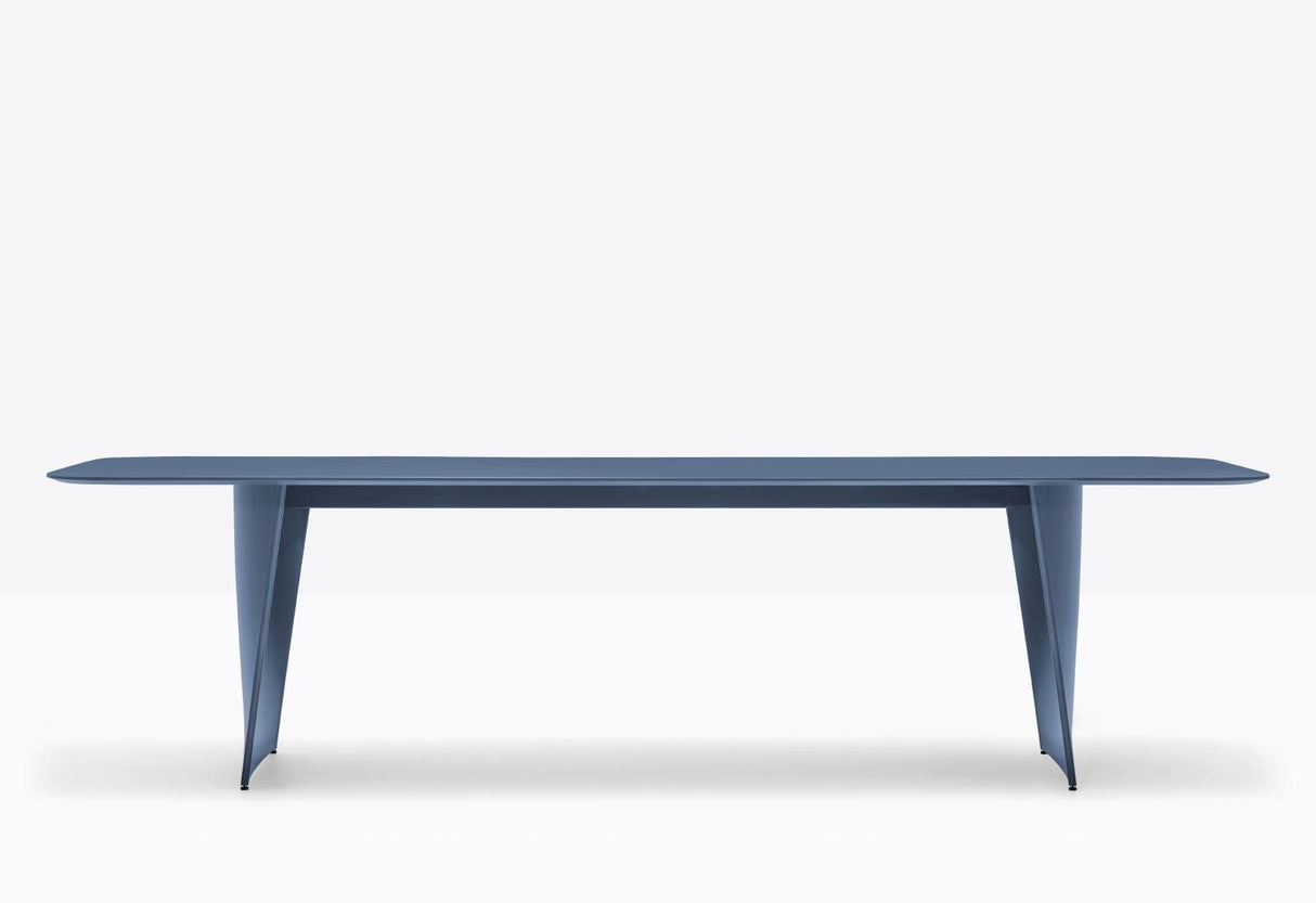 Design Esstisch Farbe blau, Tisch blau, Konferenztisch blau Länge 240-360 cm