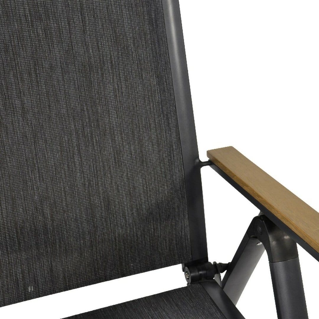 Hochlehner anthrazit, Gartenstuhl anthrazit