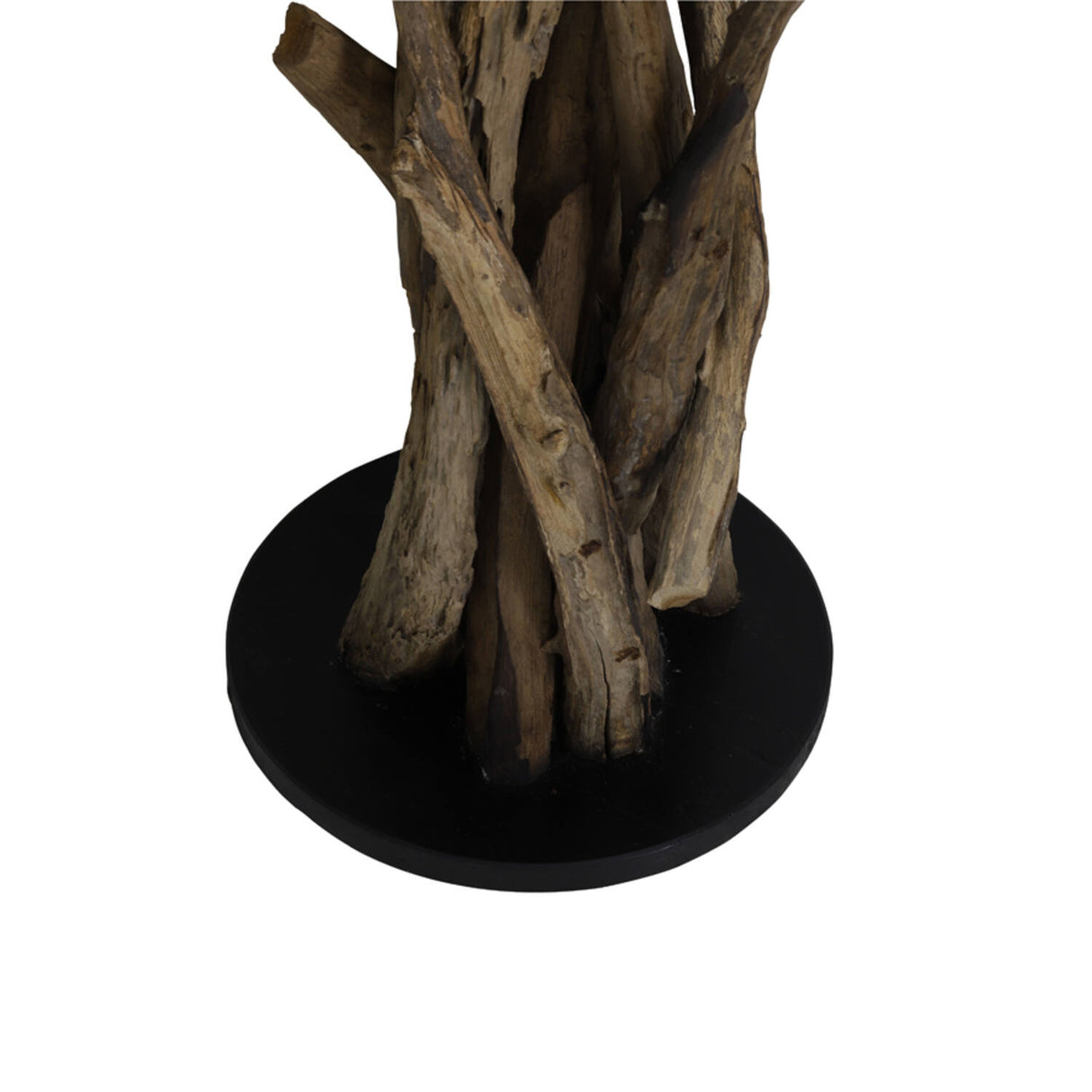 Stehlampe Naturholz mit Lampenschirm, Stehleuchte mit Lampenschirm, Höhe ca. 220 cm