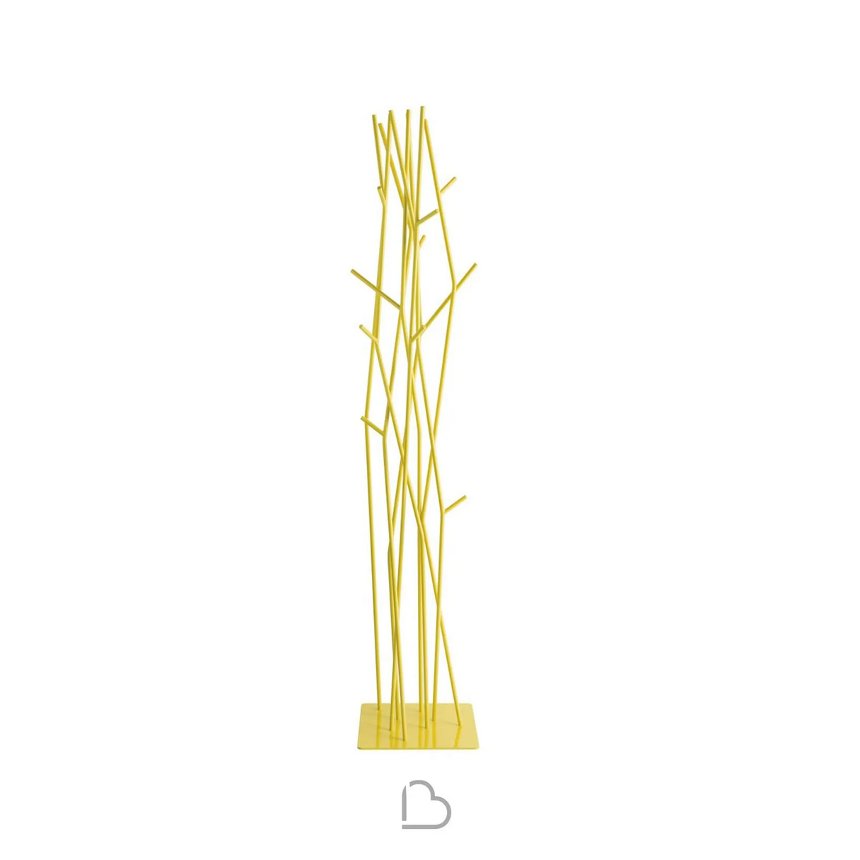 Garderobenständer Metall gelb, Garderobe Metall gelb, Standgarderobe gelb Metall 