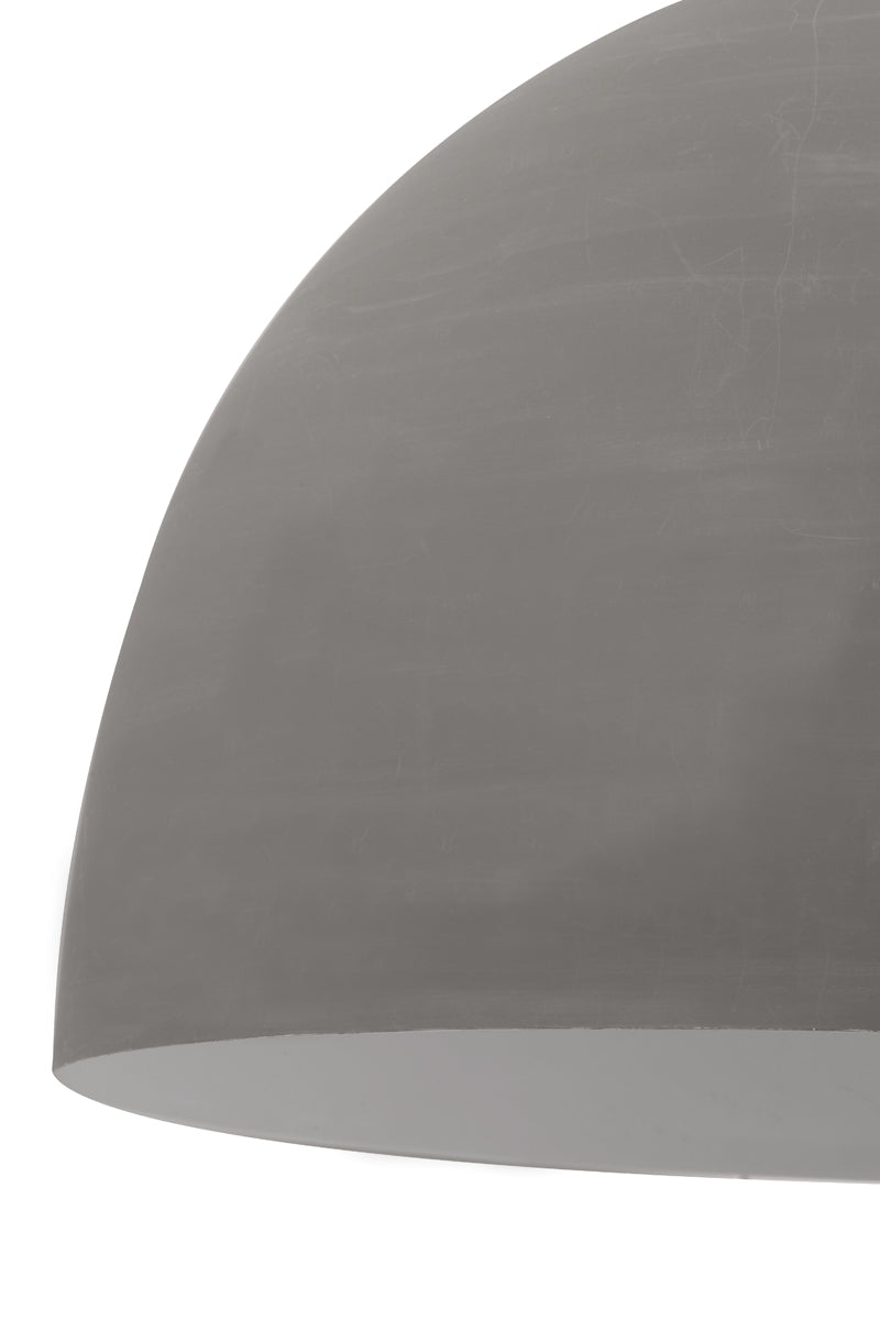 Pendelleuchte grau, Hängelampe grau, Durchmesser 60 cm