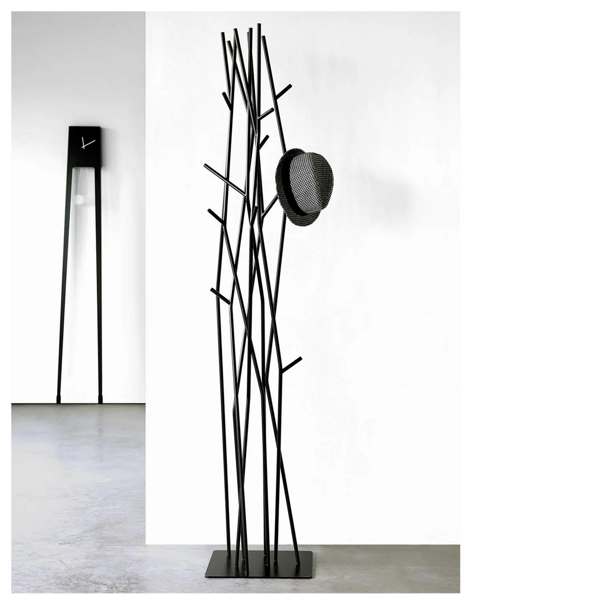 Garderobenständer Metall schwarz, Garderobe Metall schwarz, Standgarderobe Metall 