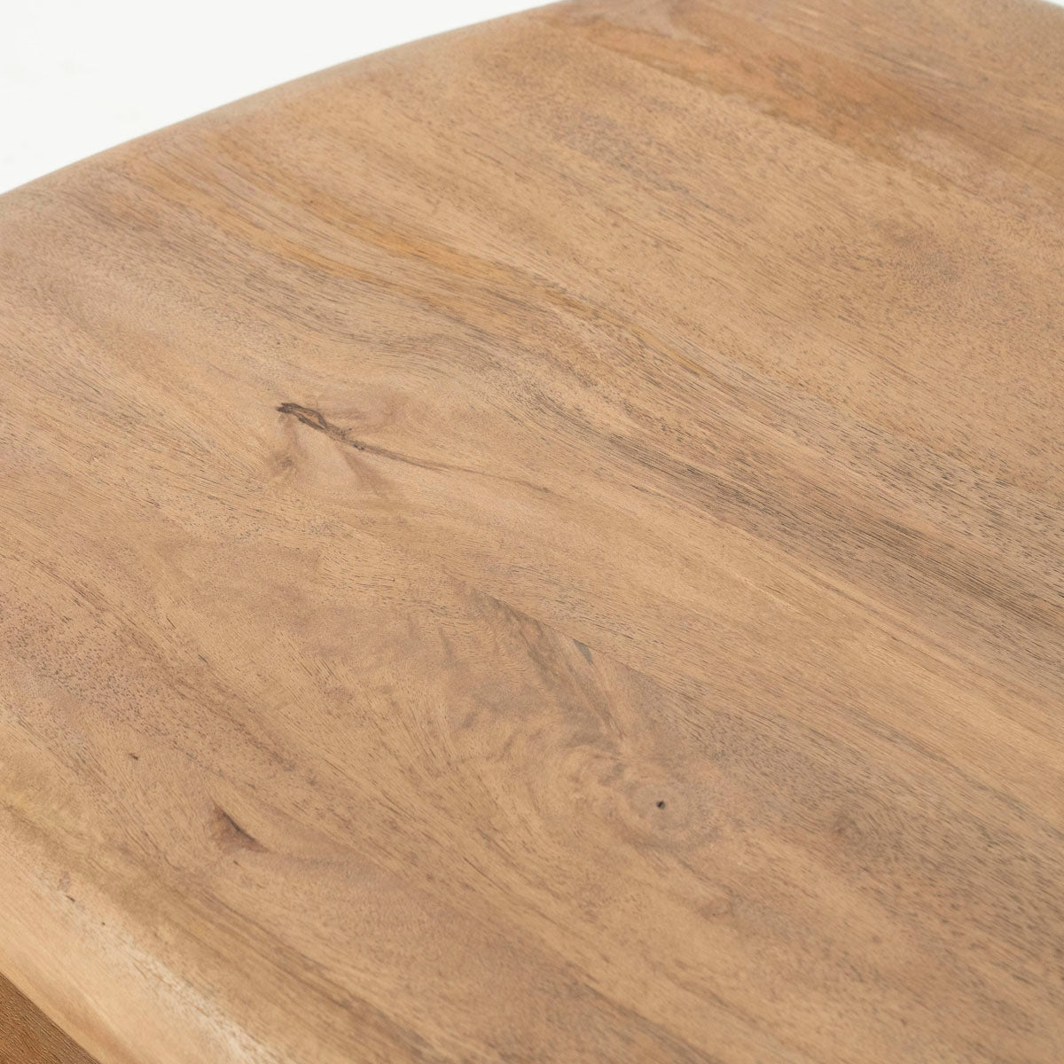 Couchtische ausziehbar-drehbar, Couchtisch Natur-Holz, Breite 100 cm
