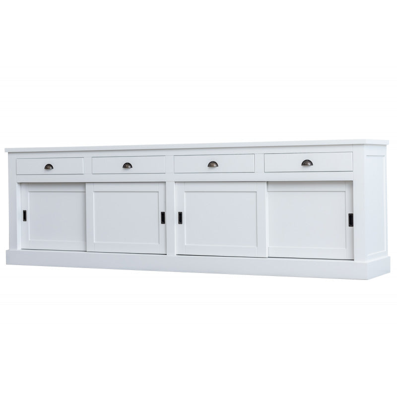 Sideboard weiß Landhausstil, Anrichte weiß Landhaus, Breite 300 cm