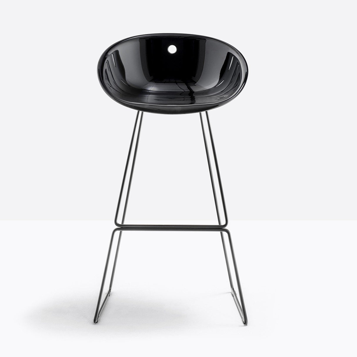 Barhocker schwarz, Barstuhl schwarz, Sitzhöhe 65 cm