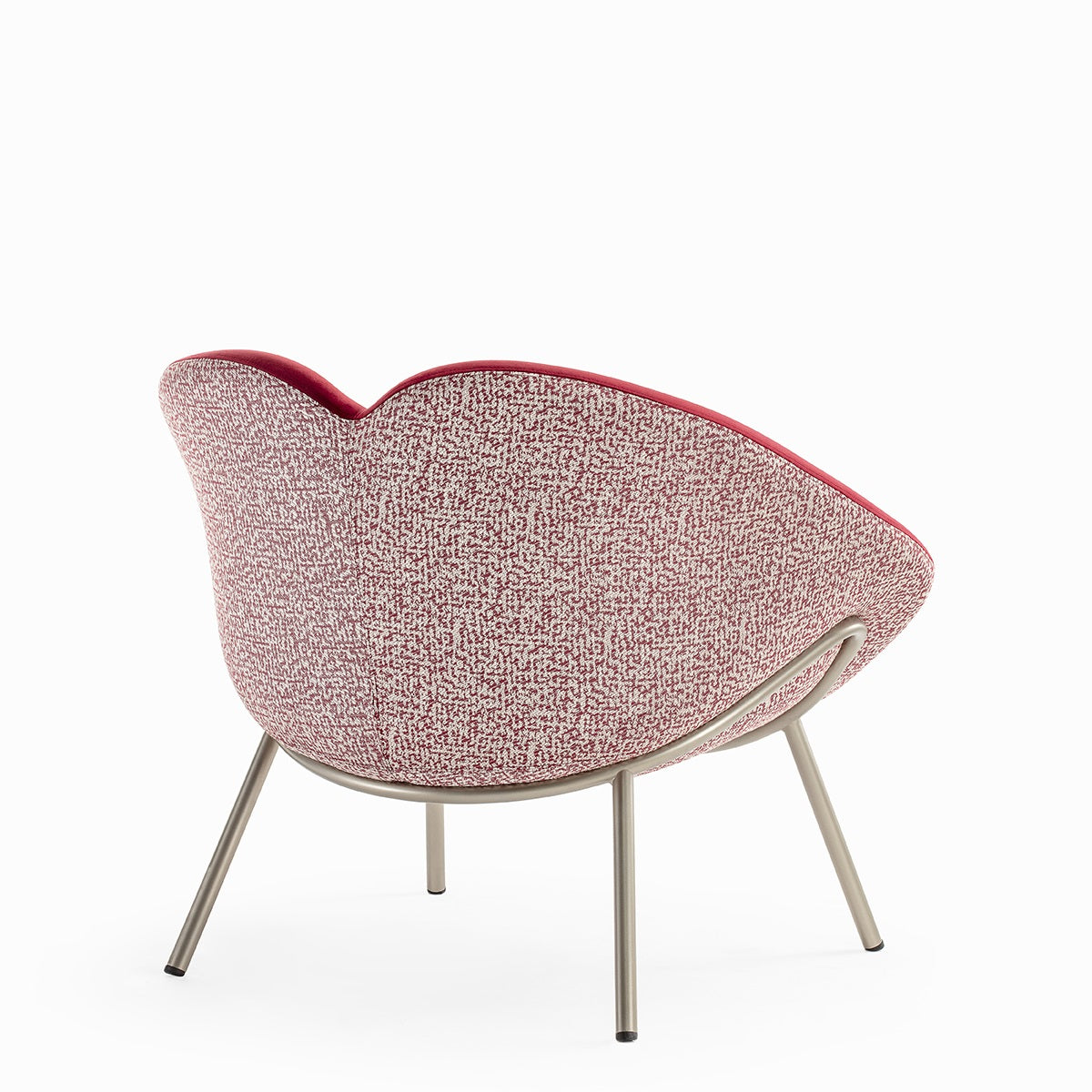 Sessel rot-Gold modern