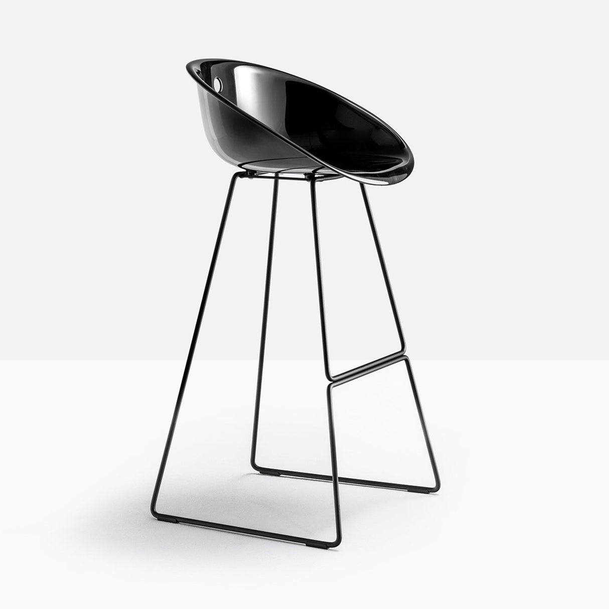 Barhocker schwarz, Barstuhl schwarz, Sitzhöhe 65 cm