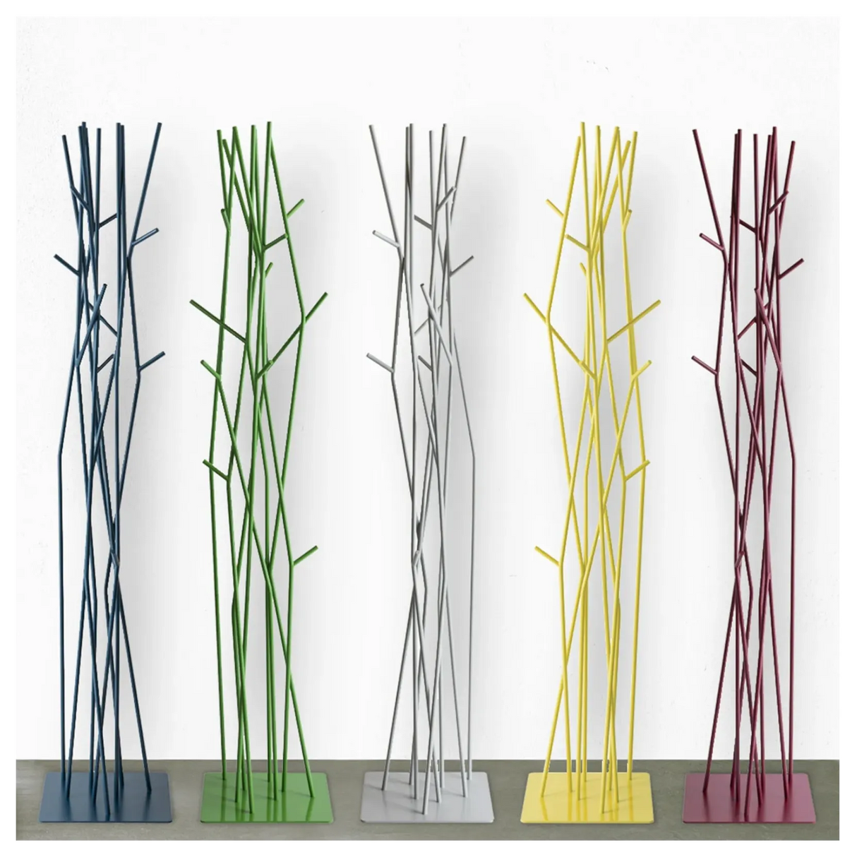 Garderobenständer Metall rot, Garderobe Metall rot, Standgarderobe rot Metall 