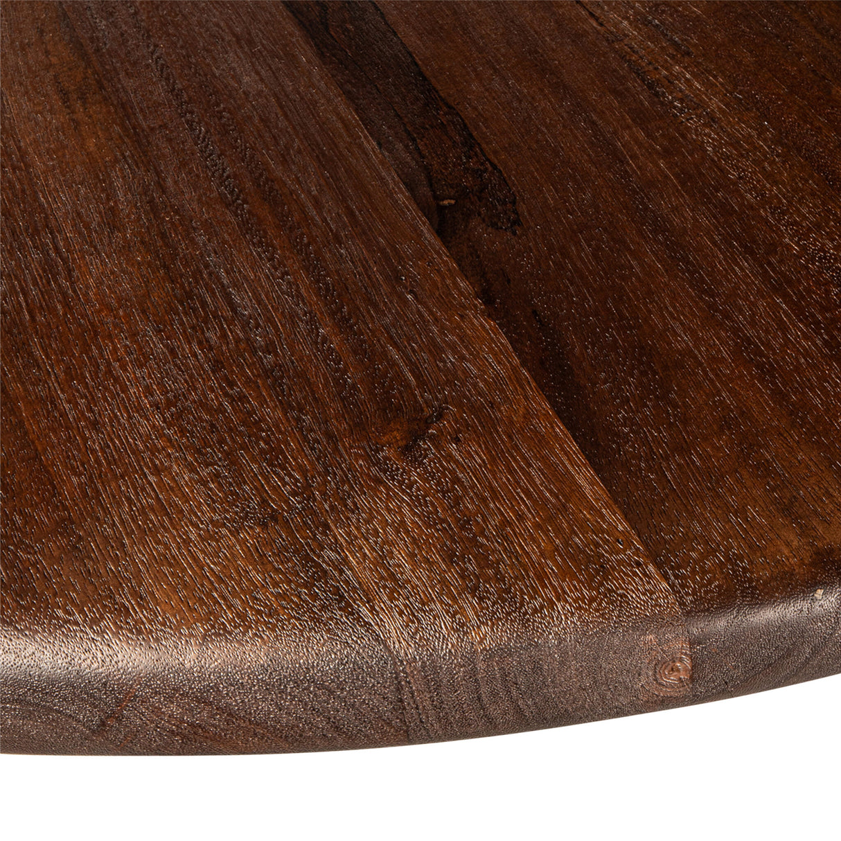 Esstisch braun rund, Tisch rund braun, Esstisch braun-Gold, Durchmesser 150 cm