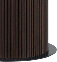 Esstisch braun rund, Tisch rund braun Massivholz, runder Tisch Tischplatte Massivholz, Durchmesser 120 cm