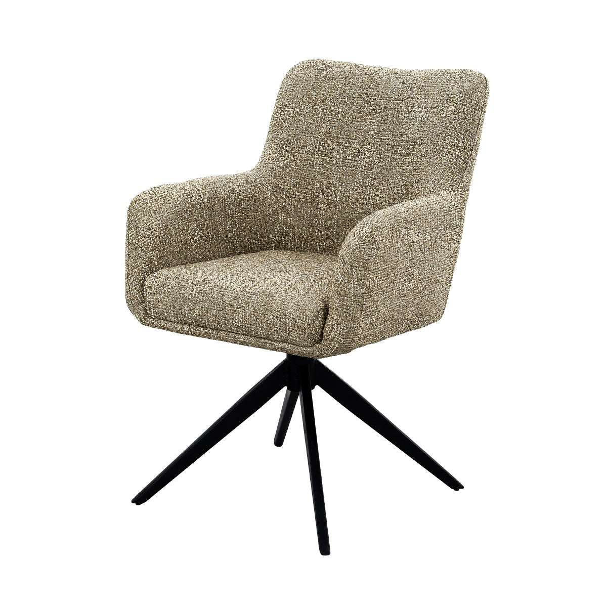 Stuhl drehbar Farbe beige, Esszimmerstuhl beige, Breite 62 cm