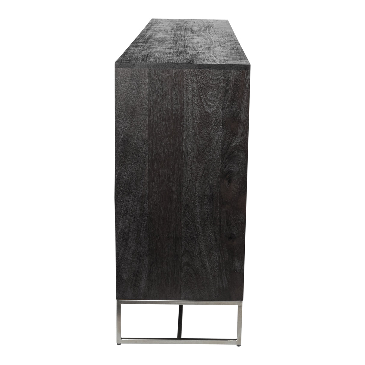 Sideboard schwarz, Anrichte schwarz, Breite 180 cm