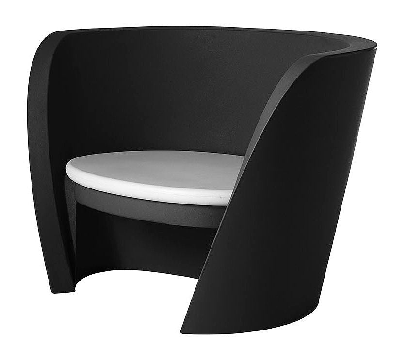 Gartensessel schwarz Kunststoff, Sessel schwarz Kunststoff, Outdoor Sessel schwarz