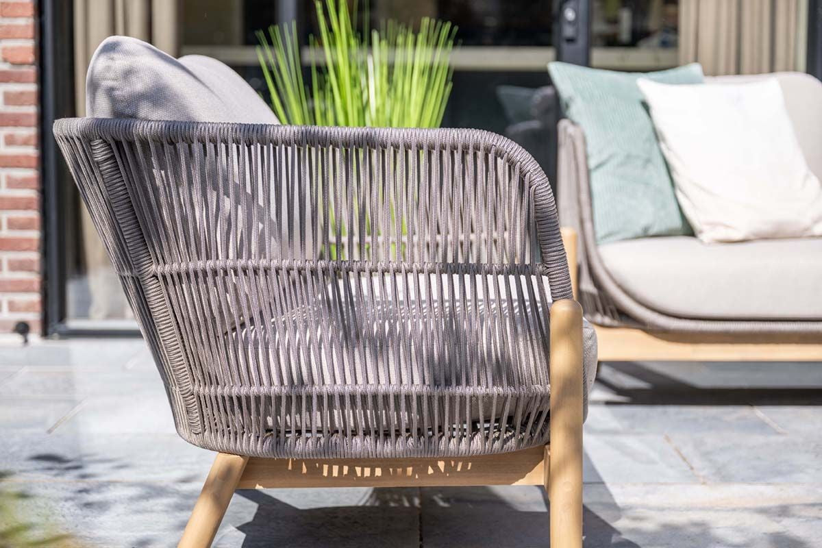 Gartenlounge taupe-grau