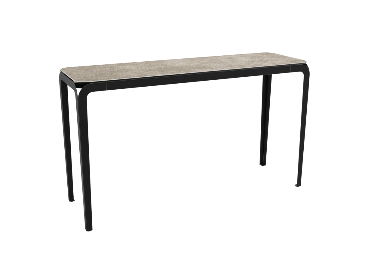 Konsole grau-taupe Keramik, Wandtisch Keramik, Konsole mir Keramikplatte, Breite 120 cm