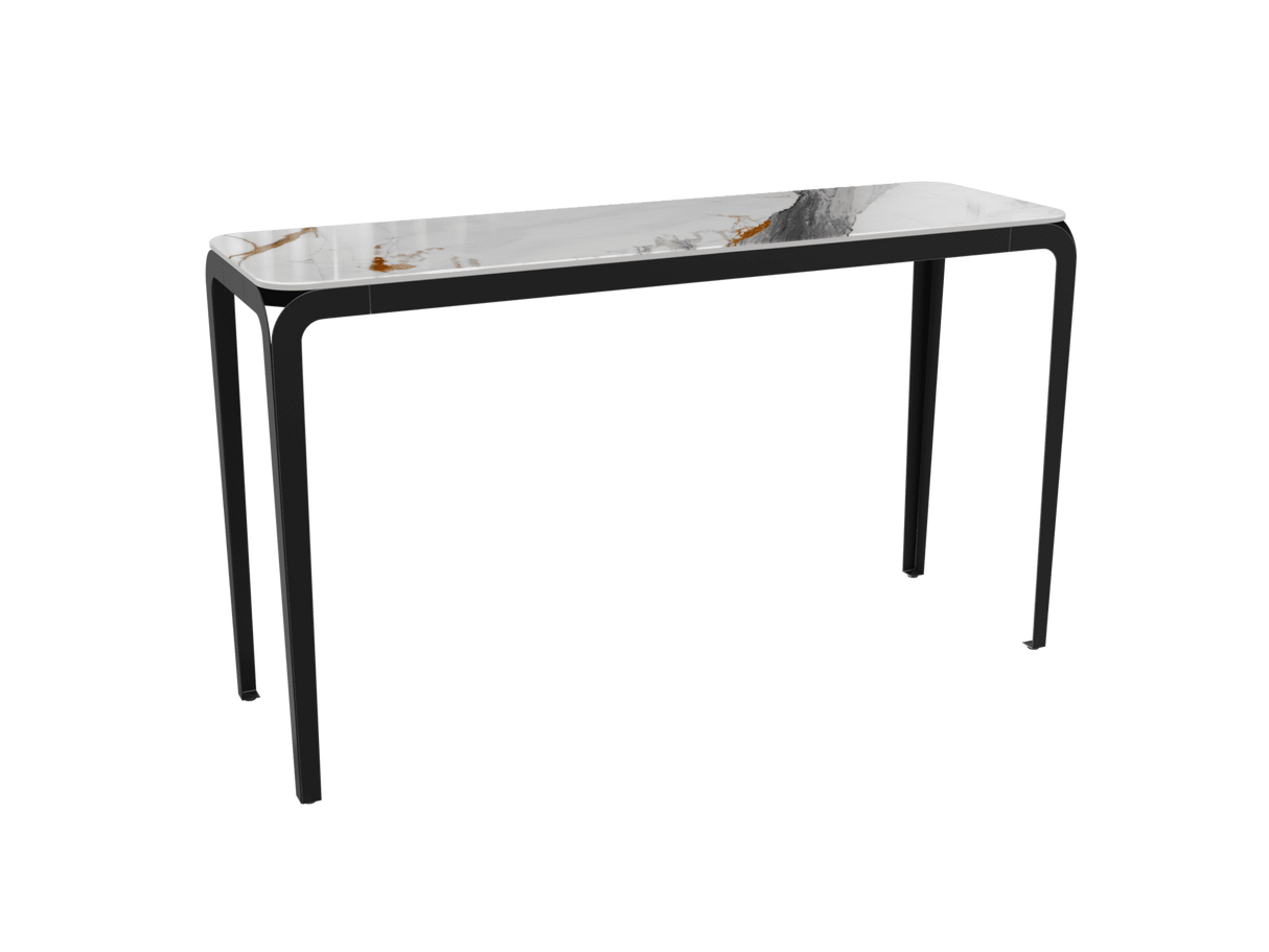 Konsole weiß Keramik, Wandtisch Keramik, Konsole mir Keramikplatte, Breite 120 cm