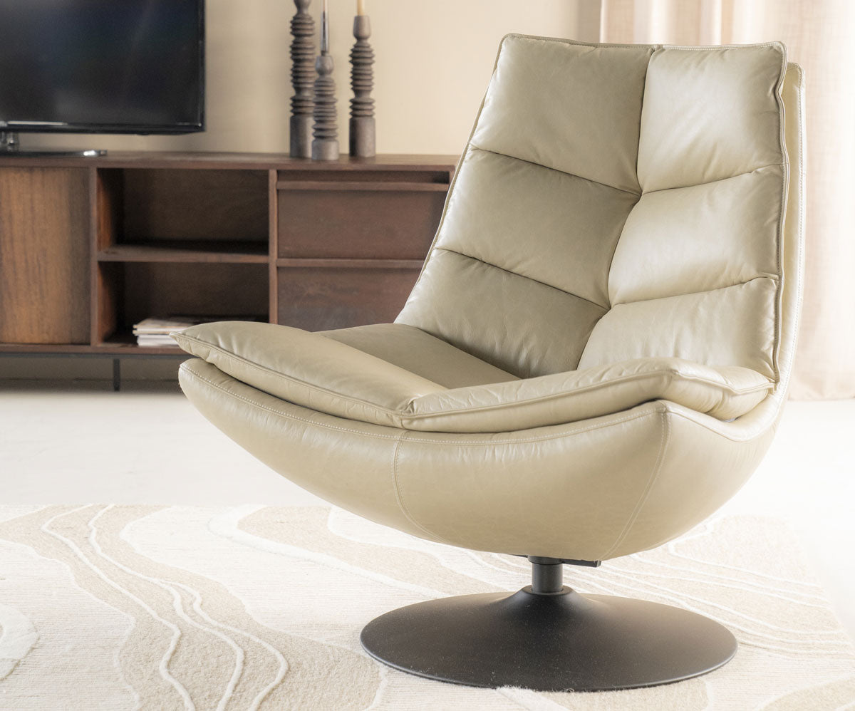 Sessel beige, Relaxsessel beige drehbar, Drehsessel beige