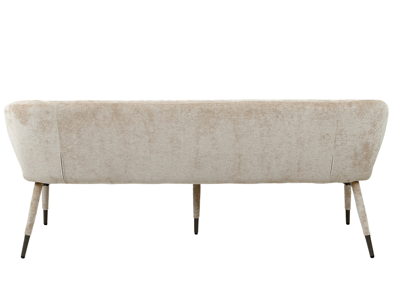 Sitzbank beige, Sitzbank Textil beige, Länge 200 cm