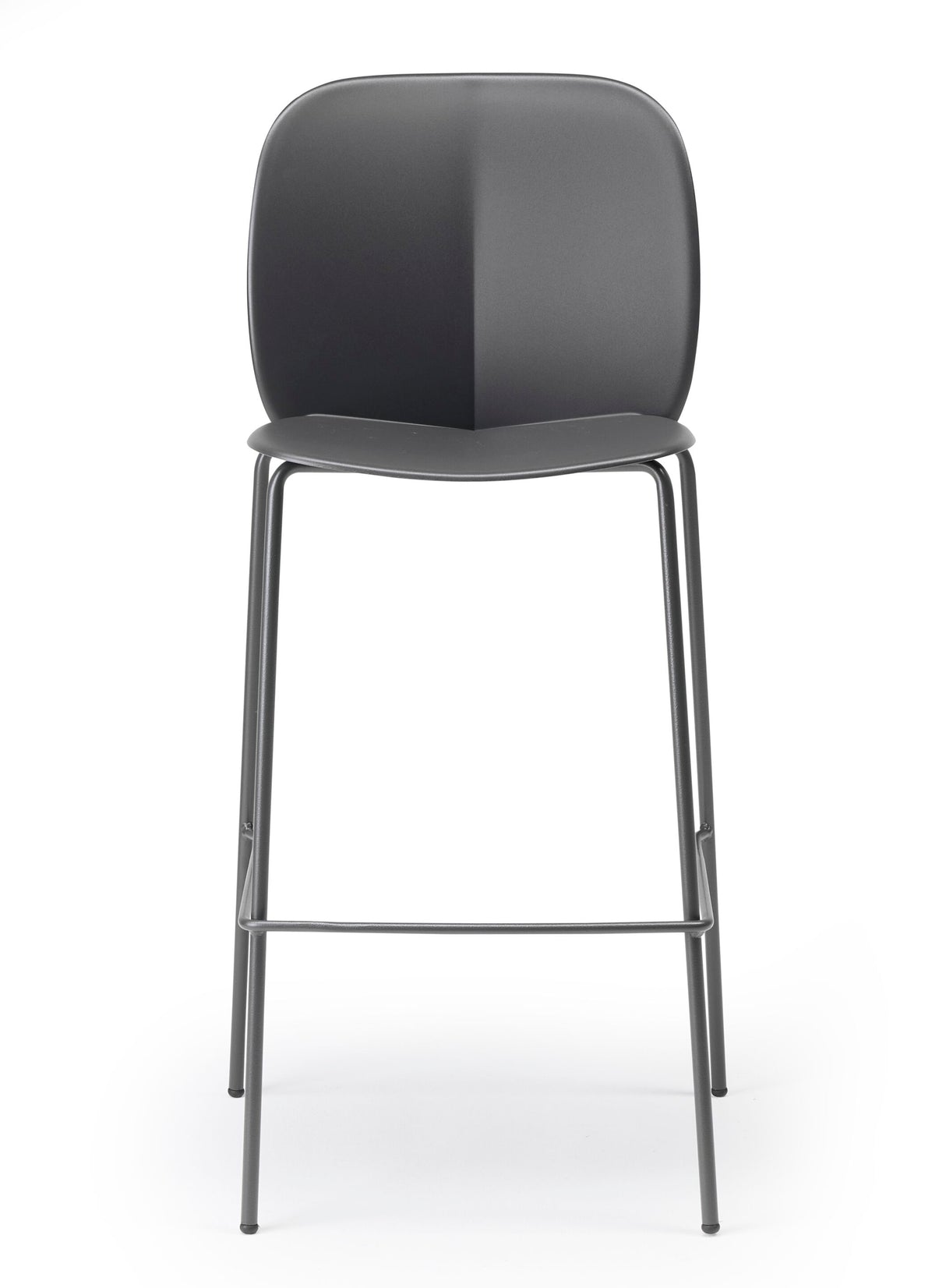 Barstuhl anthrazit, Design Barstuhl anthrazit Metall-Gestell, Sitzhöhe 65 cm